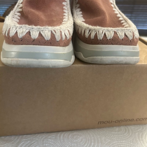 Mou Tan and Cream Ankle Boots - Picture 8 of 10